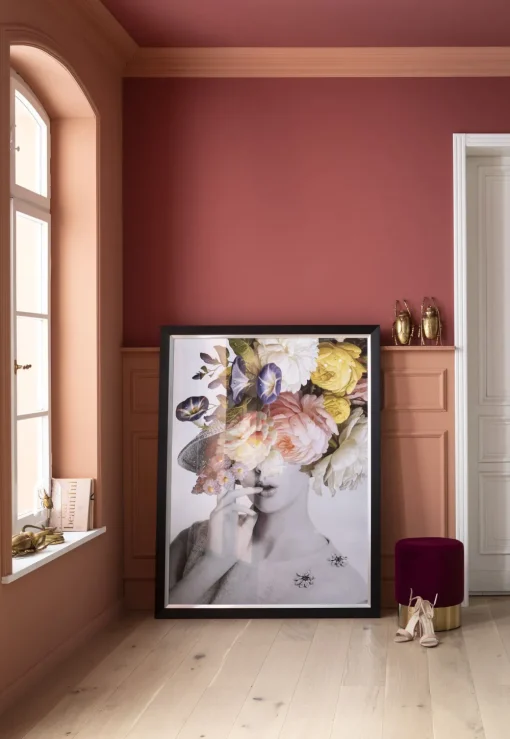 KARE Gerahmtes Bild Flower Lady Pastell 117x154cm Hot