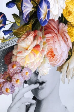 KARE Gerahmtes Bild Flower Lady Pastell 117x154cm Hot