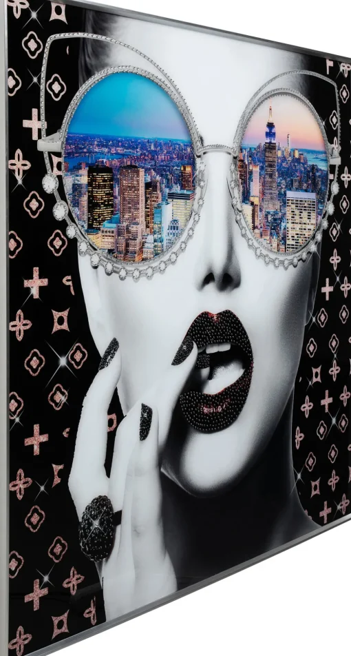 KARE Gerahmtes Bild NY View 120x120cm Outlet