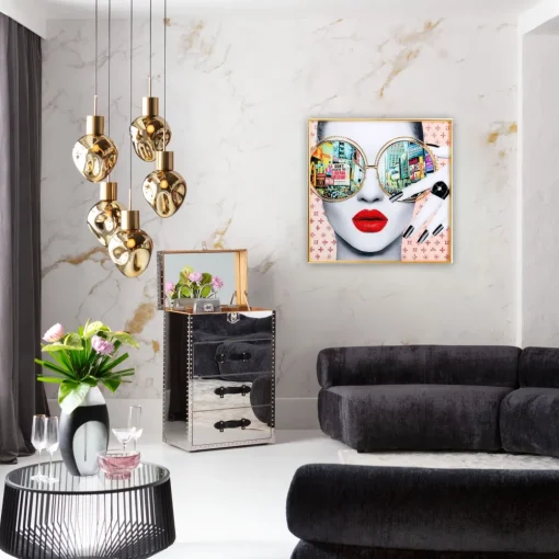 KARE Gerahmtes Bild Times Square View 80x80cm Clearance