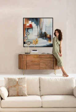 KARE Gerahmtes Bild Visione Front 100x100cm Clearance