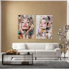 KARE Glasbild Artsy Portrait Front 80x120cm Hot