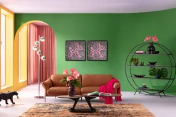 KARE Glasbild Balloon Dog LED 80x80cm Best