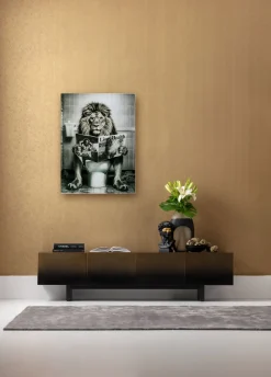 KARE Glasbild Bath Lion 60x80cm Clearance