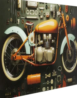 KARE Glasbild Garage Motorbike 60x80cm Outlet