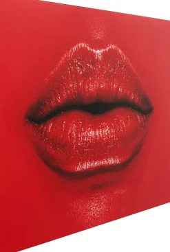 KARE Glasbild Red Lips 120x80cm Best