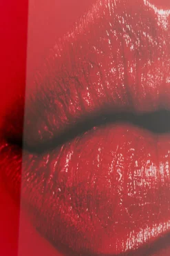 KARE Glasbild Red Lips 120x80cm Best