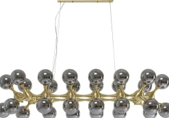 KARE Hängeleuchte Atomic Balls Brass 140cm Fashion