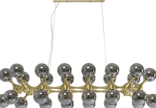 KARE Hängeleuchte Atomic Balls Brass 140cm Fashion