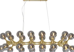 KARE Hängeleuchte Atomic Balls Brass 140cm Fashion