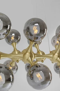 KARE Hängeleuchte Atomic Balls Brass 140cm Fashion