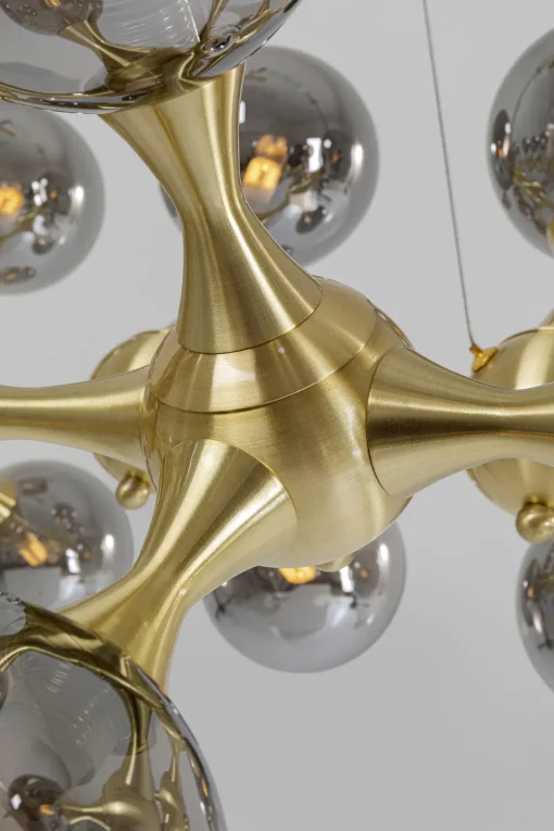 KARE Hängeleuchte Atomic Balls Brass 140cm Fashion