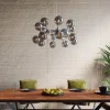 KARE Hängeleuchte Atomic Balls Silber Ø74cm Clearance