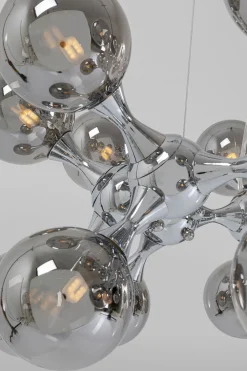 KARE Hängeleuchte Atomic Balls Silber Ø74cm Clearance