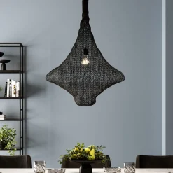 KARE Hängeleuchte Cocoon Schwarz Ø89cm Hot