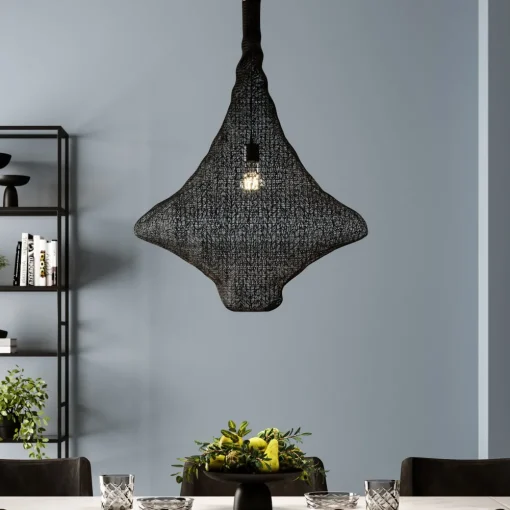 KARE Hängeleuchte Cocoon Schwarz Ø89cm Hot