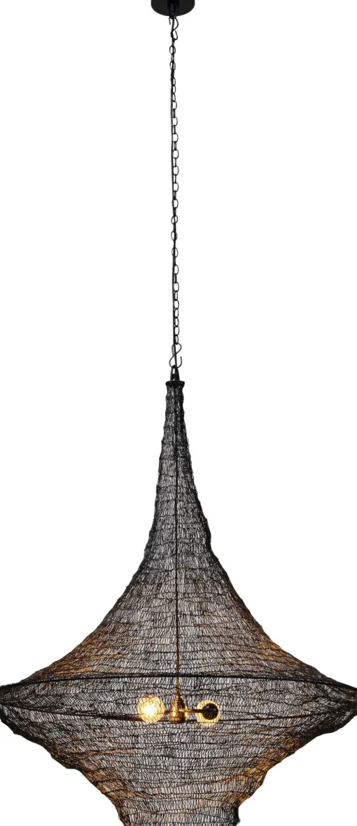 KARE Hängeleuchte Cocoon Schwarz Ø89cm Hot