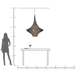 KARE Hängeleuchte Cocoon Schwarz Ø89cm Hot