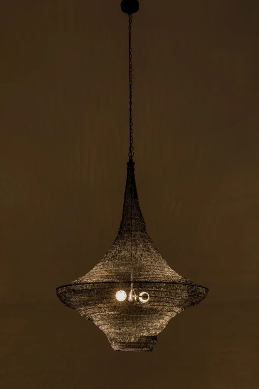 KARE Hängeleuchte Cocoon Schwarz Ø89cm Hot