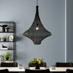 KARE Hängeleuchte Cocoon Schwarz Ø89cm Hot