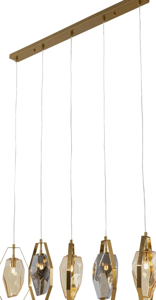 KARE Hängeleuchte Diamond Fever Dining Brass 110cm New