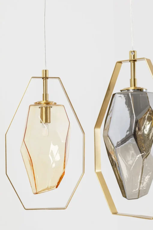 KARE Hängeleuchte Diamond Fever Dining Brass 110cm New