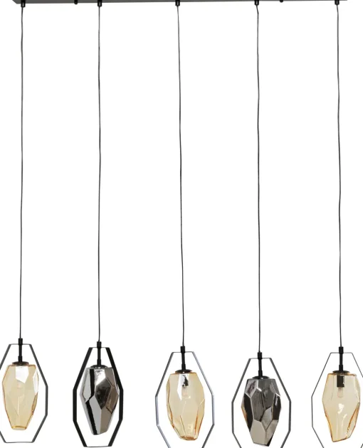 KARE Hängeleuchte Diamond Fever Dining Schwarz 110cm Sale