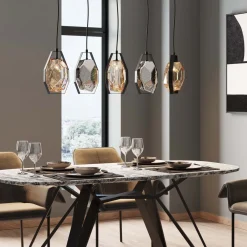 KARE Hängeleuchte Diamond Fever Dining Schwarz 110cm Sale