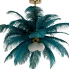 KARE Hängeleuchte Feather Palm Grün Ø87cm Fashion