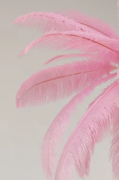 KARE Hängeleuchte Feather Palm Pink Ø87cm Outlet