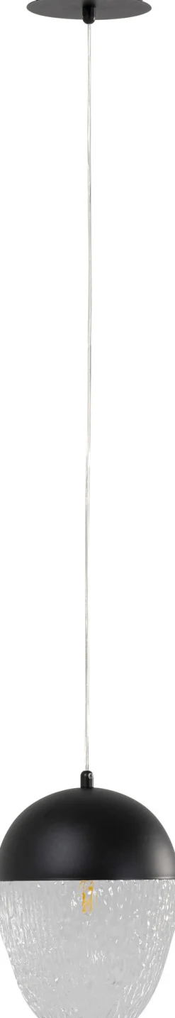 KARE Hängeleuchte Frozen Schwarz Matt Ø20cm Clearance