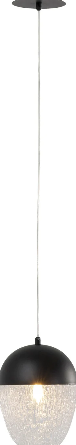 KARE Hängeleuchte Frozen Schwarz Matt Ø20cm Clearance