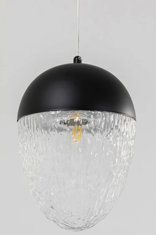 KARE Hängeleuchte Frozen Schwarz Matt Ø20cm Clearance