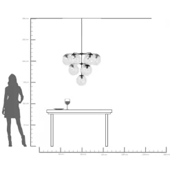 KARE Hängeleuchte Lasmina Bunch Ø91cm Outlet