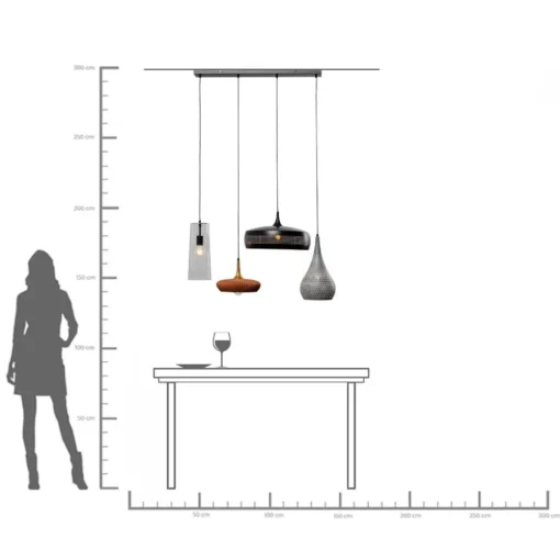 KARE Hängeleuchte Melange Dining 107cm Online