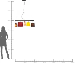 KARE Hängeleuchte Parecchi Colore 100cm Online