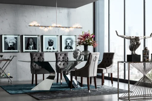 KARE Hängeleuchte Scala Balls Chrome 155cm Discount