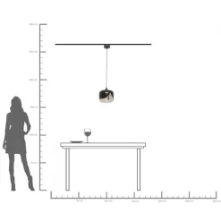 KARE Hängeleuchte Smoke Goblet Ø25cm Best