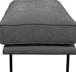 KARE Hocker Edna Grau 115x60cm Clearance
