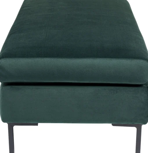 KARE Hocker Gianni Velvet Dunkelgrün Fashion