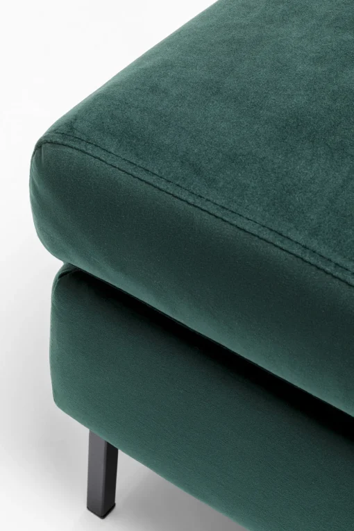 KARE Hocker Gianni Velvet Dunkelgrün Fashion