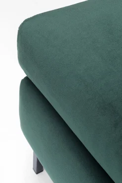 KARE Hocker Gianni Velvet Dunkelgrün Fashion