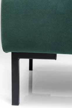 KARE Hocker Gianni Velvet Dunkelgrün Fashion