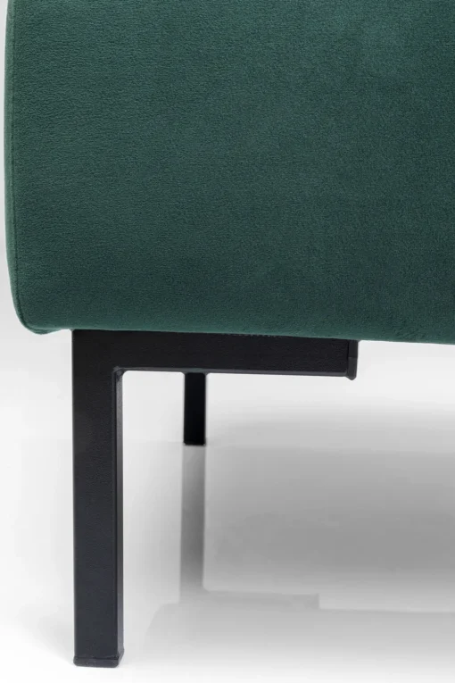 KARE Hocker Gianni Velvet Dunkelgrün Fashion
