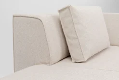KARE Infinity Ottomane Elements Creme Links 182cm New