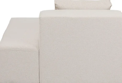 KARE Infinity Ottomane Semi Elements Creme Rechts 120cm Hot