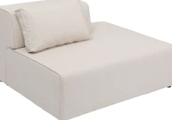 KARE Infinity Ottomane Semi Elements Creme Rechts 120cm Hot