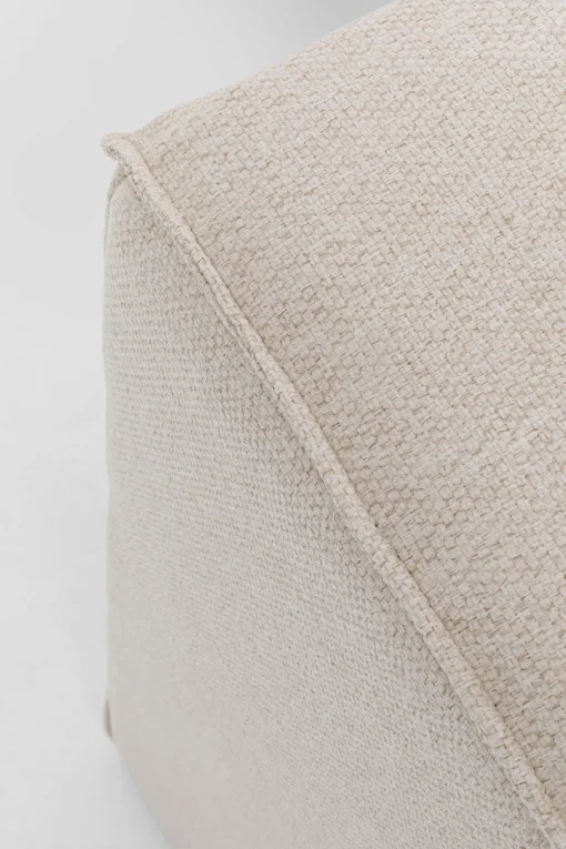 KARE Infinity Ottomane Semi Elements Creme Rechts 120cm Hot