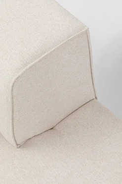 KARE Infinity Ottomane Semi Elements Creme Rechts 120cm Hot