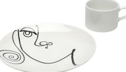 KARE Kaffeetasse Viso Donna (2/tlg.) Fashion